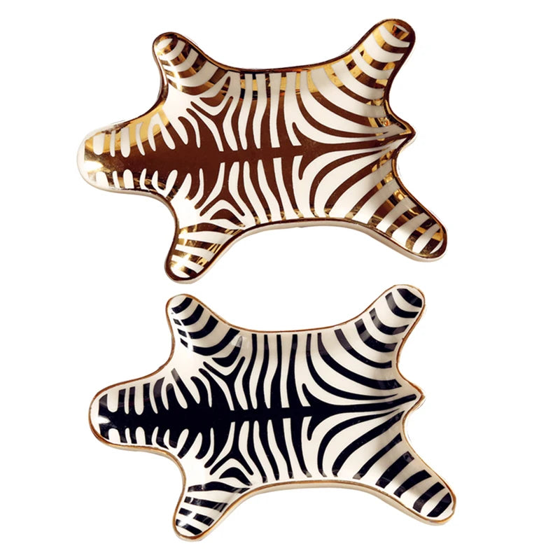 Chic Ceramic Jewelry & Trinket Dish – Stylish Decorative Tray for Accessories