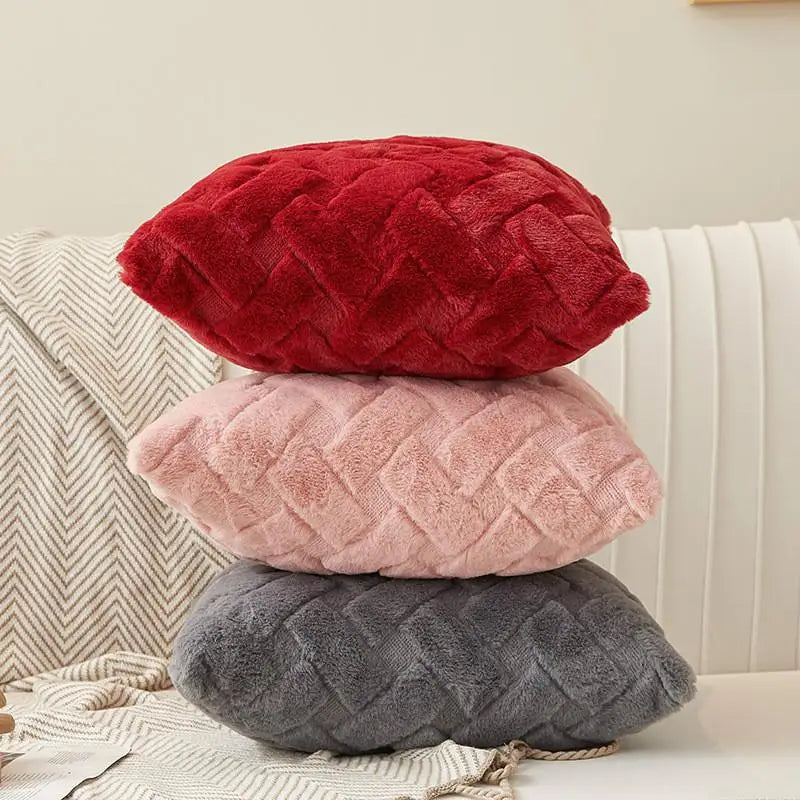 Double-Sided Plush Velvet Pillow Cover