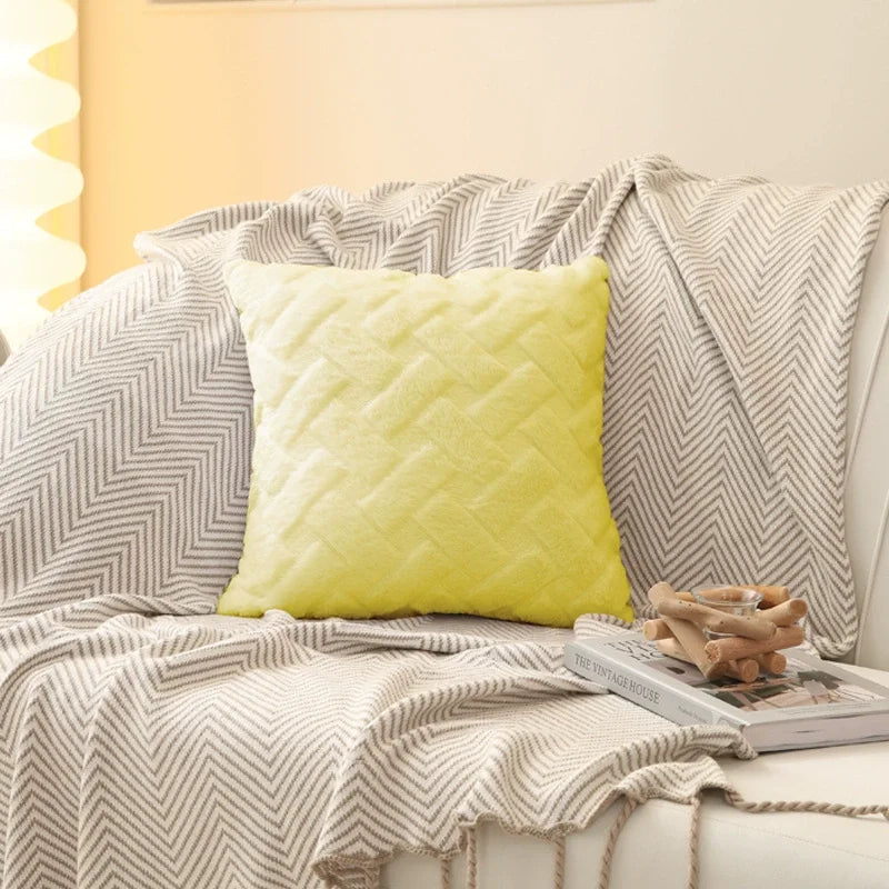 Double-Sided Plush Velvet Pillow Cover