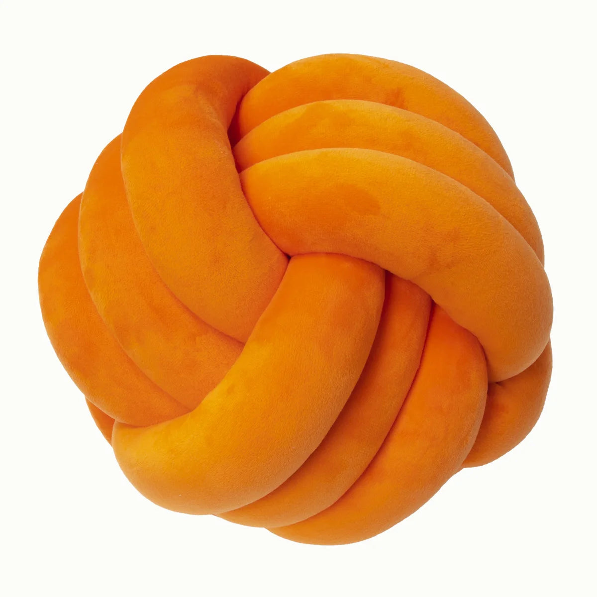 Knot Ball Throw Pillow – Soft Plush Cushion for Kids & Adults Boho Home Decor