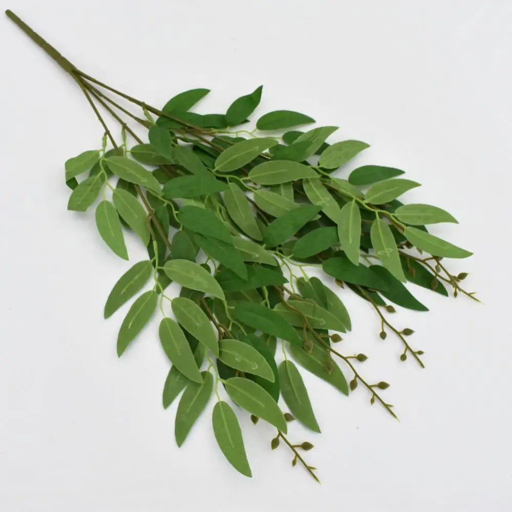 Artificial Silk Willow Branch – Boho Home Decor Faux Greenery