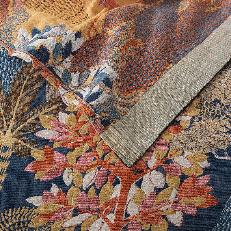Double-Sided Cotton Lightweight Blanket