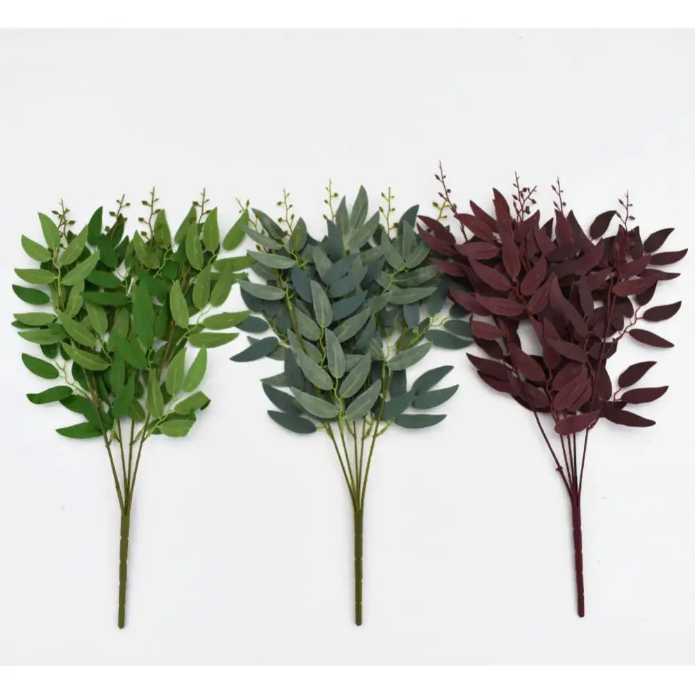 Artificial Silk Willow Branch – Boho Home Decor Faux Greenery