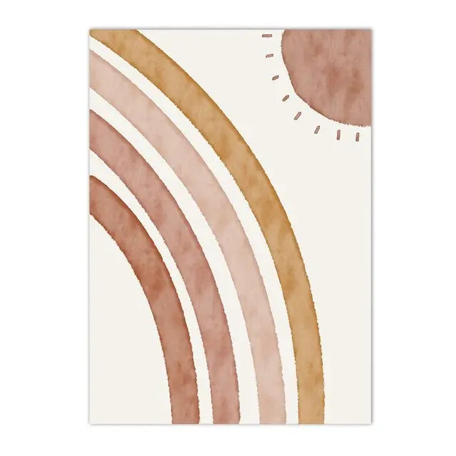 My Boho Home Bohemian Home Decor Rainbow Sun Print