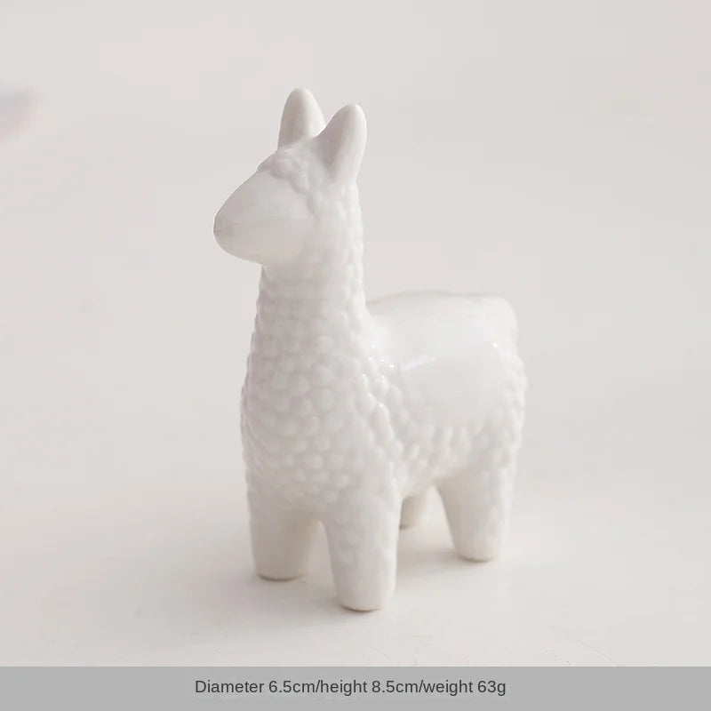 Ceramic Animal Jewelry Holder – Boho Home Decor Trinket Organizer
