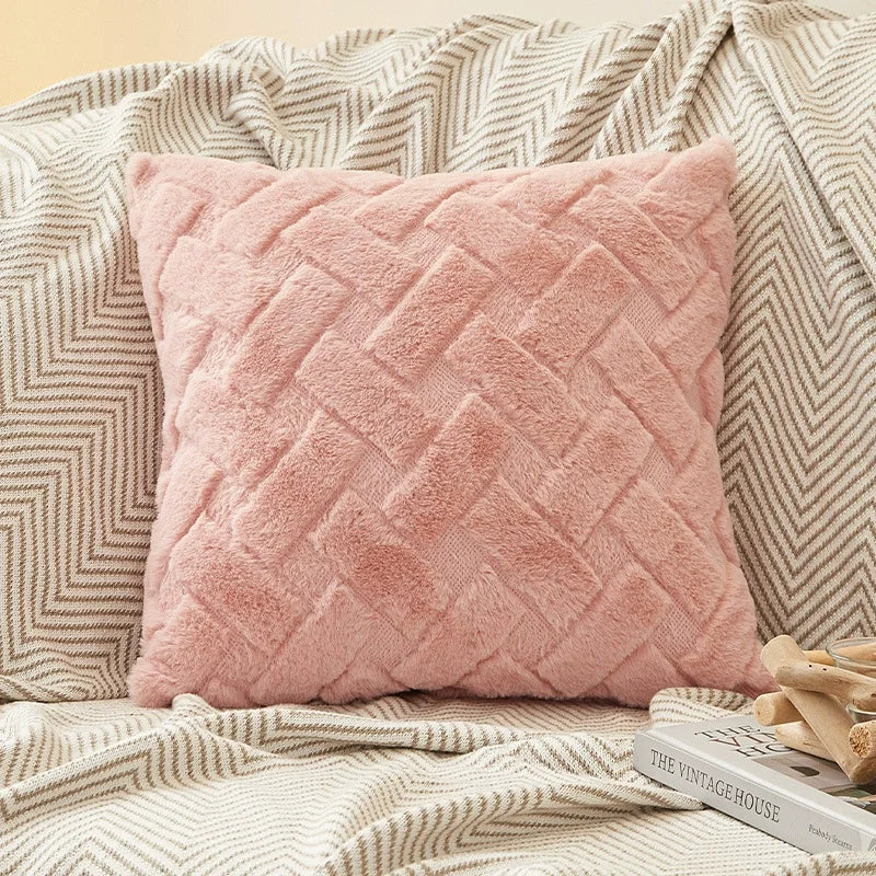 Double-Sided Plush Velvet Pillow Cover