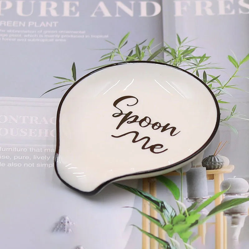 "Spoon Me" Mini Ceramic Spoon Holder
