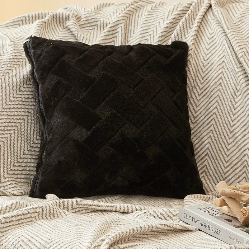 Double-Sided Plush Velvet Pillow Cover
