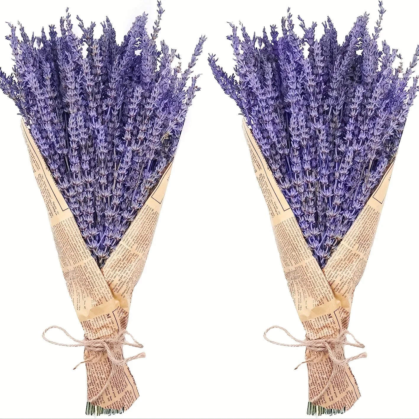 50/100Pcs Natural Dried Lavender Flower Bundles for Wedding Party Decoration Home Decor Aromatherapy DIY Crafts Gifts Photoshoot Props Boho Home