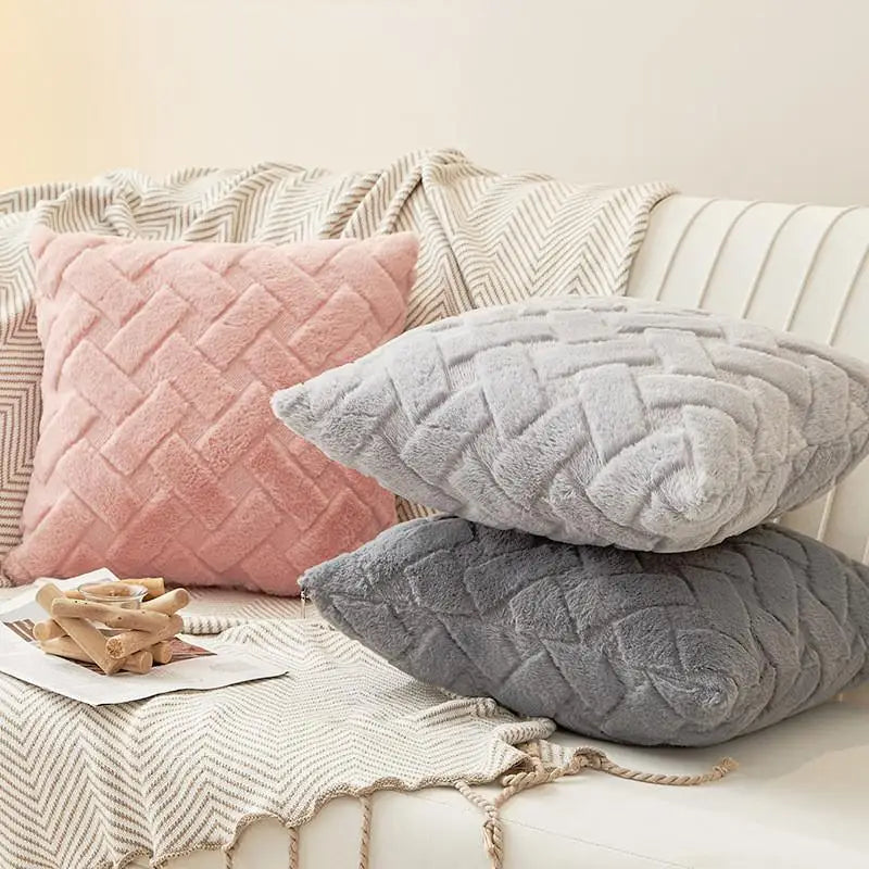 Double-Sided Plush Velvet Pillow Cover