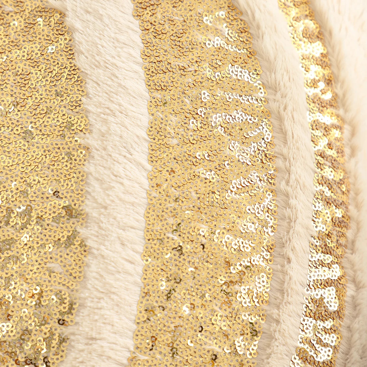 Pumpkin Gold Sequin Embroidered Pillow Cover β Plush Fall Accent for Cozy Autumn Vibes