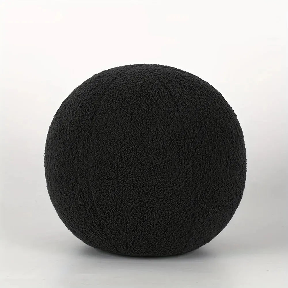 Spherical Throw Pillow – Soft Cotton-Filled Cushion for Boho Home Decor