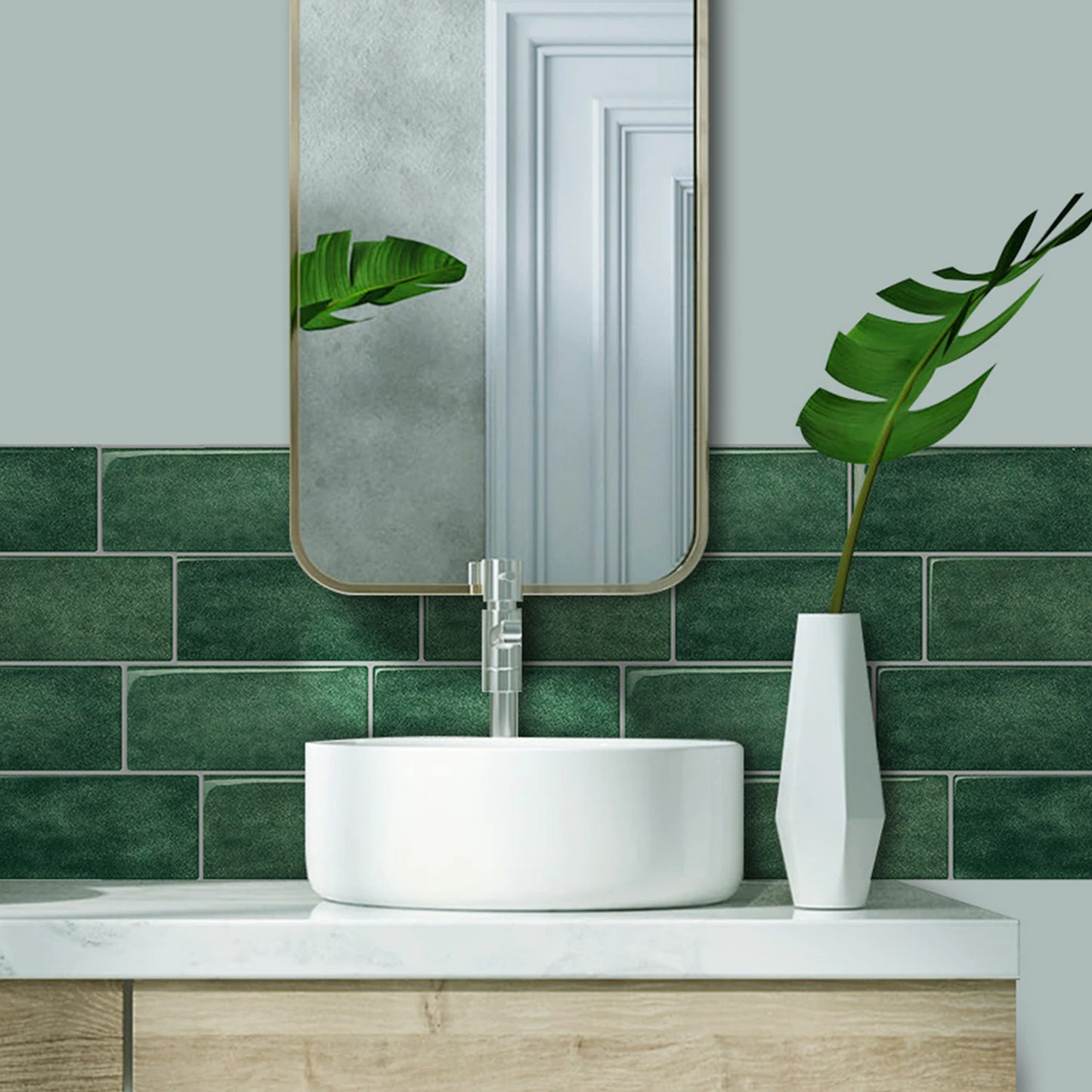 3D Peel and Stick Tile – Waterproof Wall Stickers for Boho Home Decor, Kitchen & Bathroom