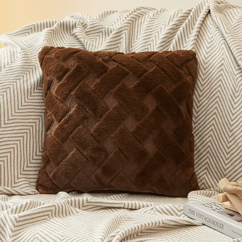 Double-Sided Plush Velvet Pillow Cover