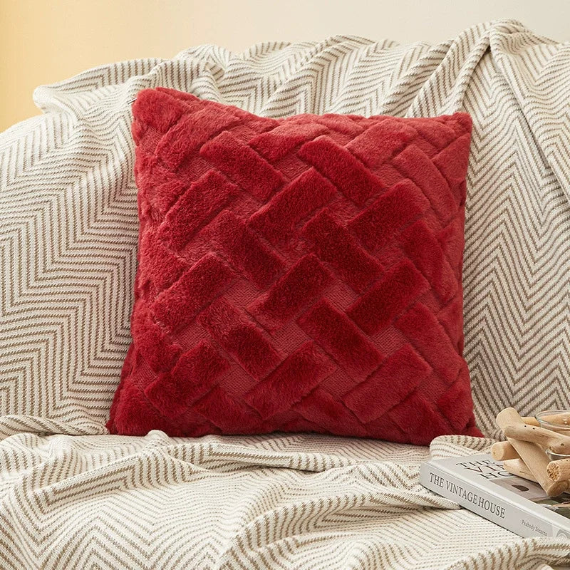 Double-Sided Plush Velvet Pillow Cover