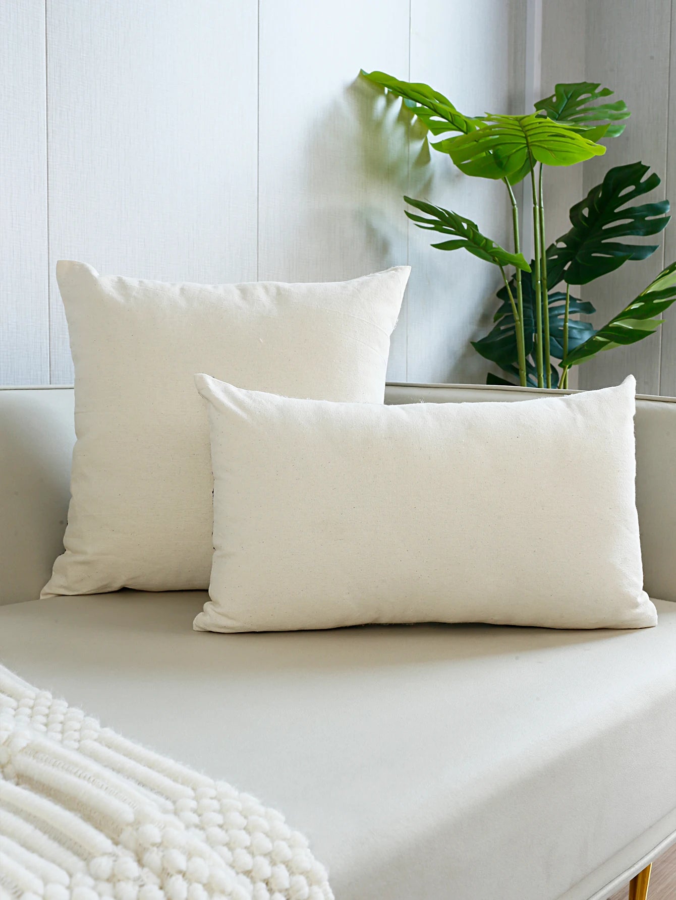 Luxury Embroidered Birds & Floral Pillow Cover – Boho Home Decor Cushion