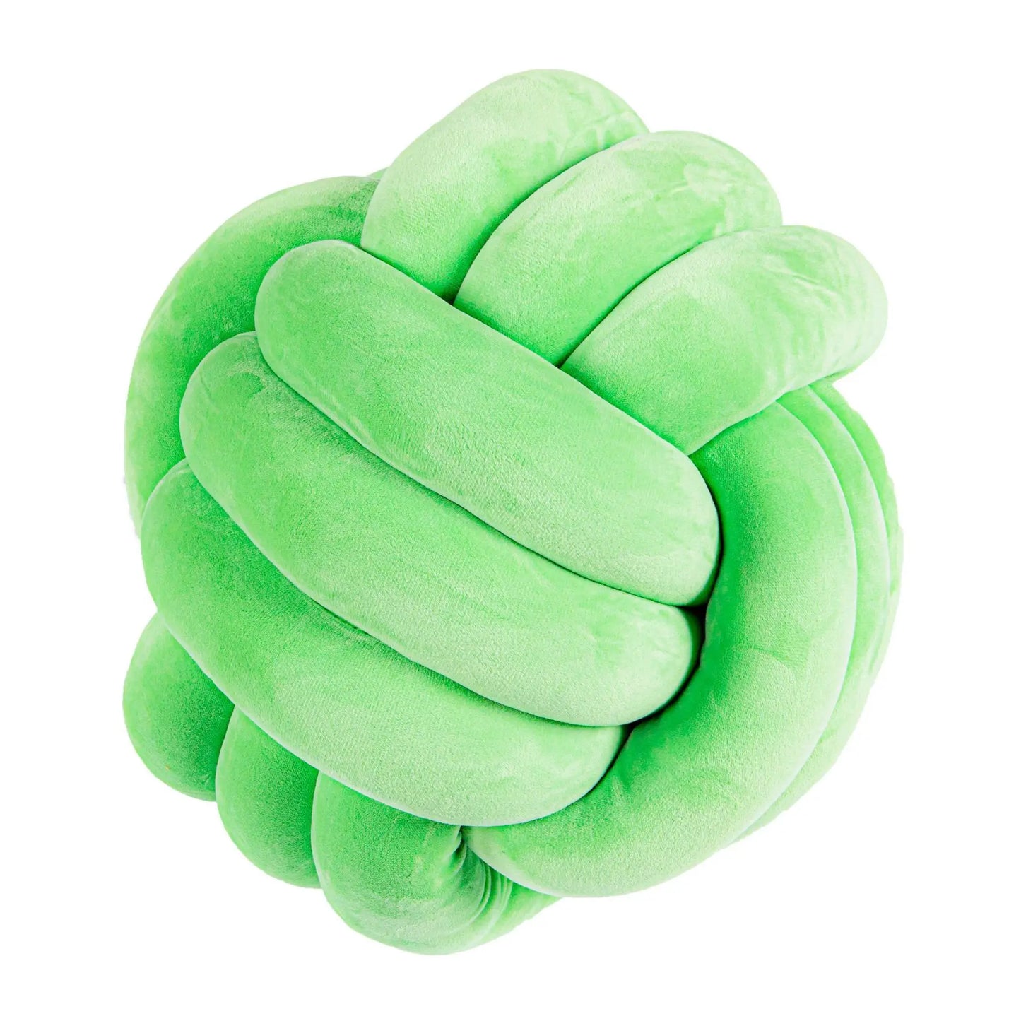 Knot Ball Throw Pillow – Soft Plush Cushion for Kids & Adults Boho Home Decor