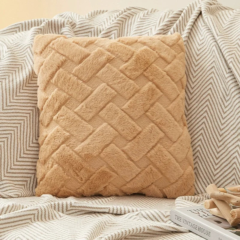 Double-Sided Plush Velvet Pillow Cover