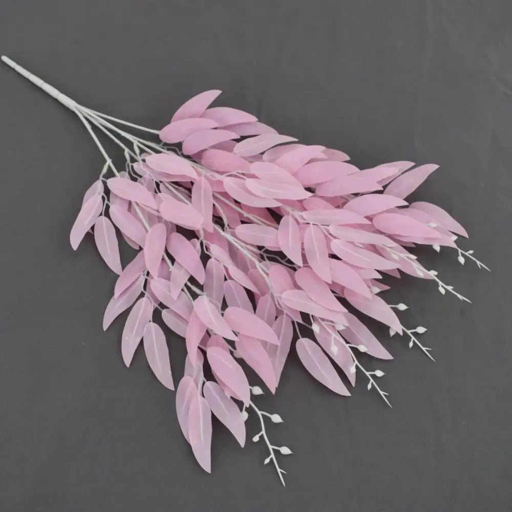 Artificial Silk Willow Branch – Boho Home Decor Faux Greenery
