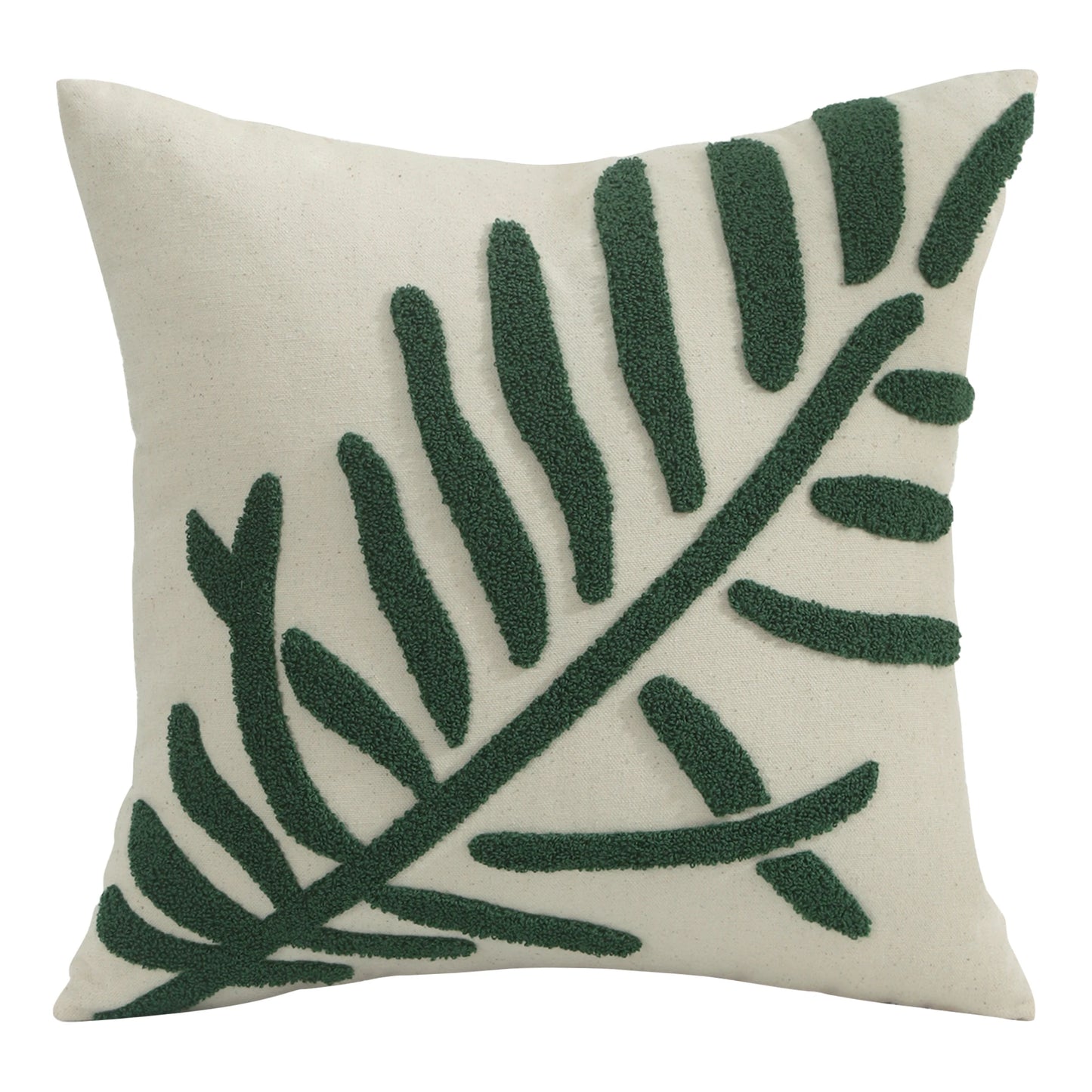 Boho Home Decor Embroidered Linen Cotton Pillowcase – Decorative Square Throw Pillow Cover for Sofa & Farmhouse Style