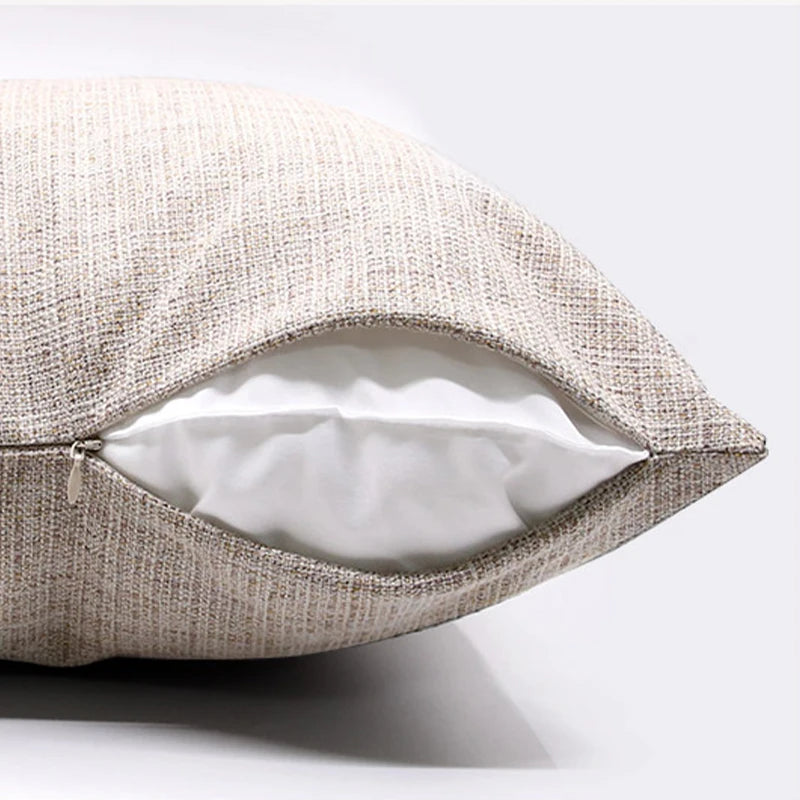 Linen Feel Tassel Pillow Cover – Cushion Cover for Sofa, Bed & Chair | Summer Boho Home Decor