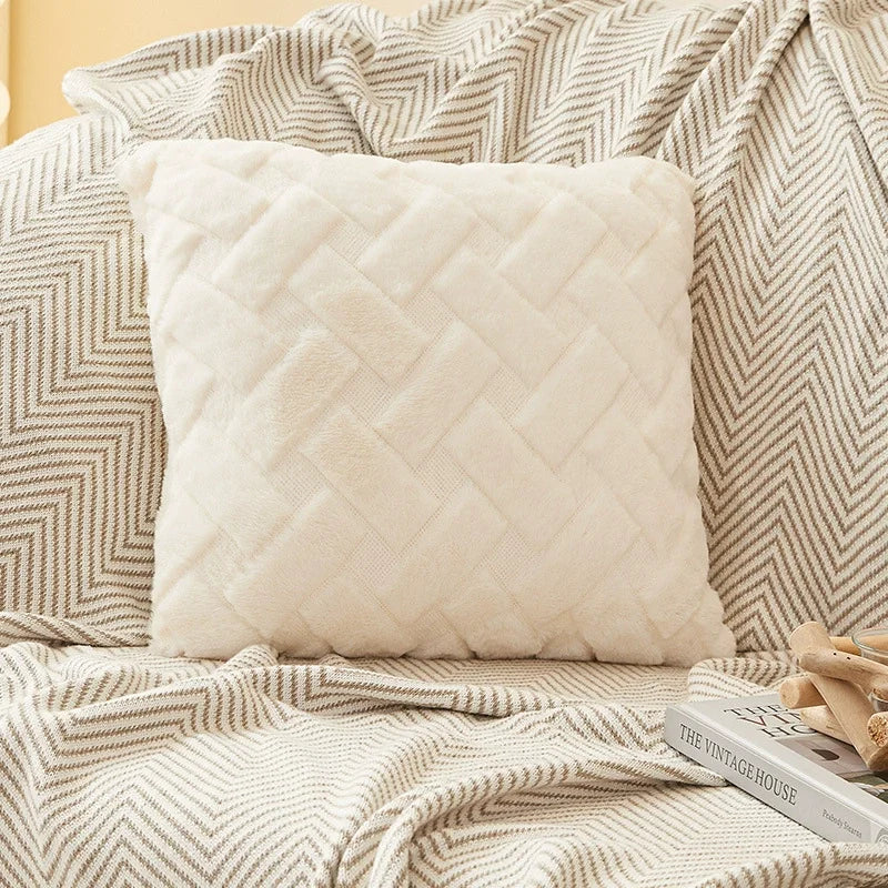 Double-Sided Plush Velvet Pillow Cover