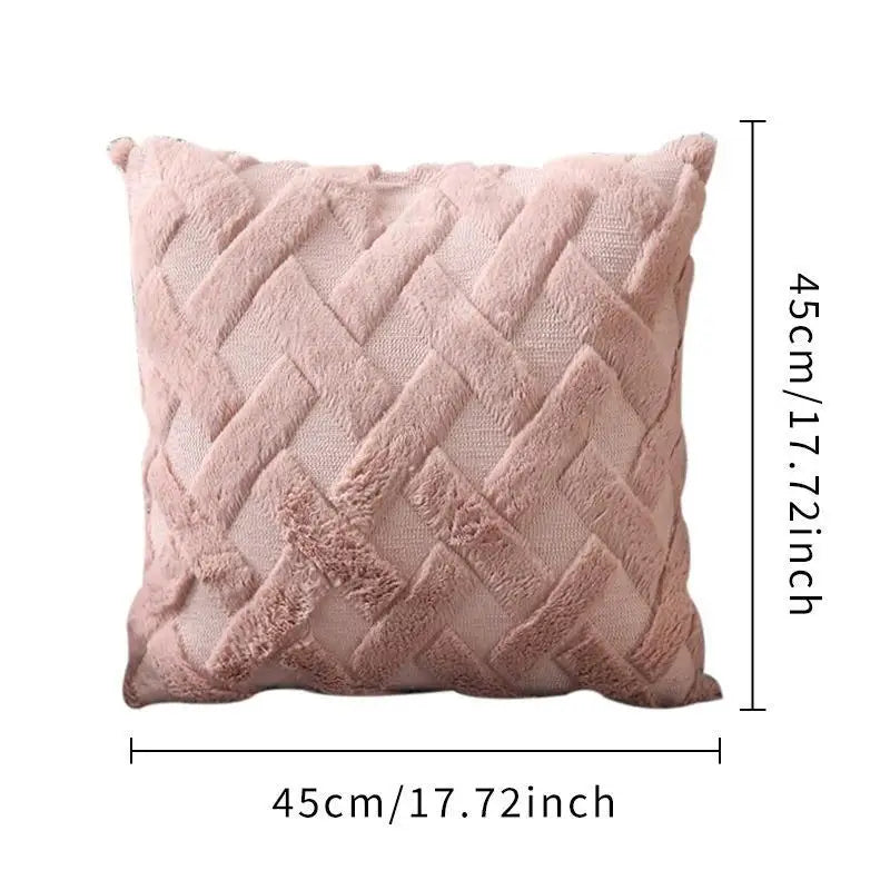 Double-Sided Plush Velvet Pillow Cover