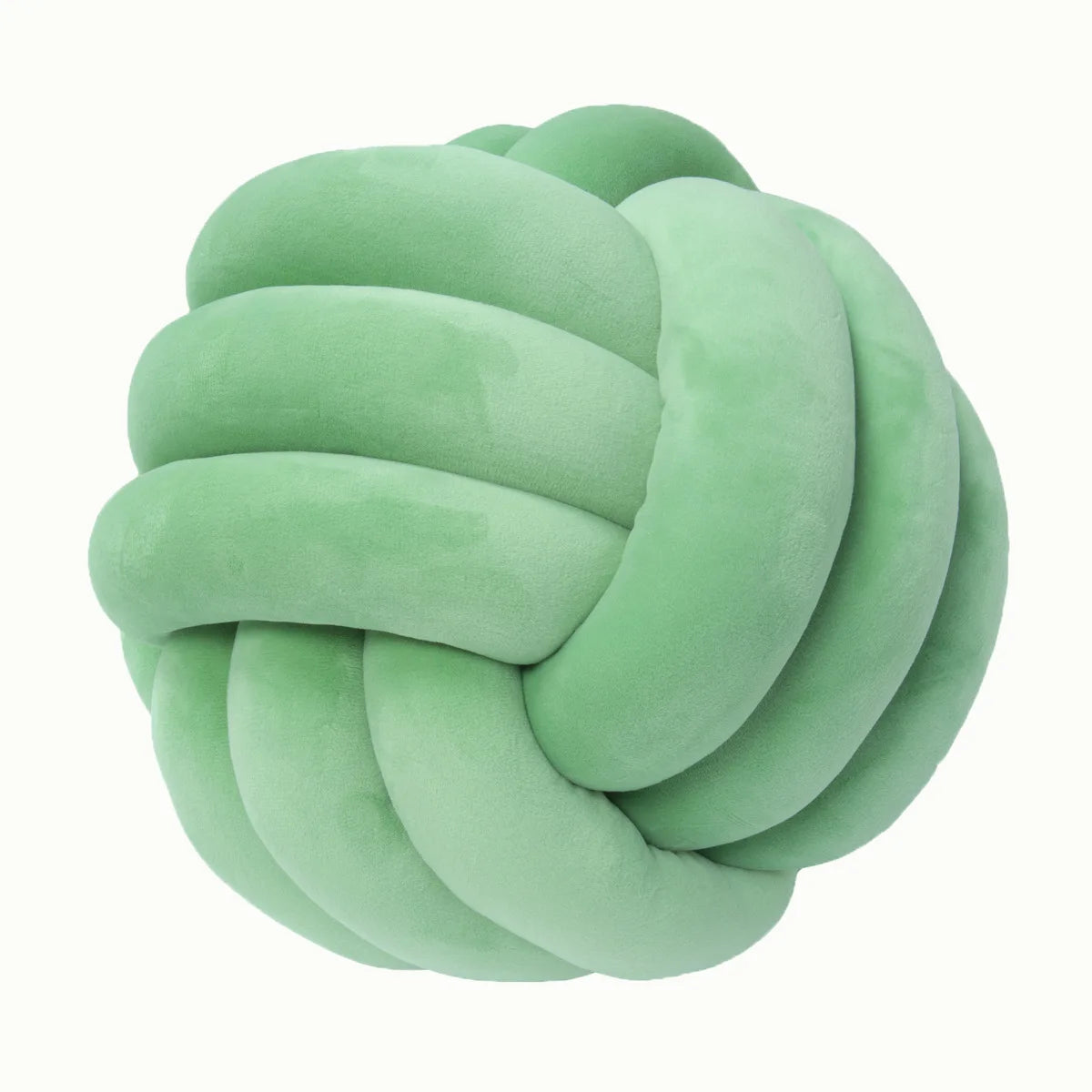 Knot Ball Throw Pillow – Soft Plush Cushion for Kids & Adults Boho Home Decor