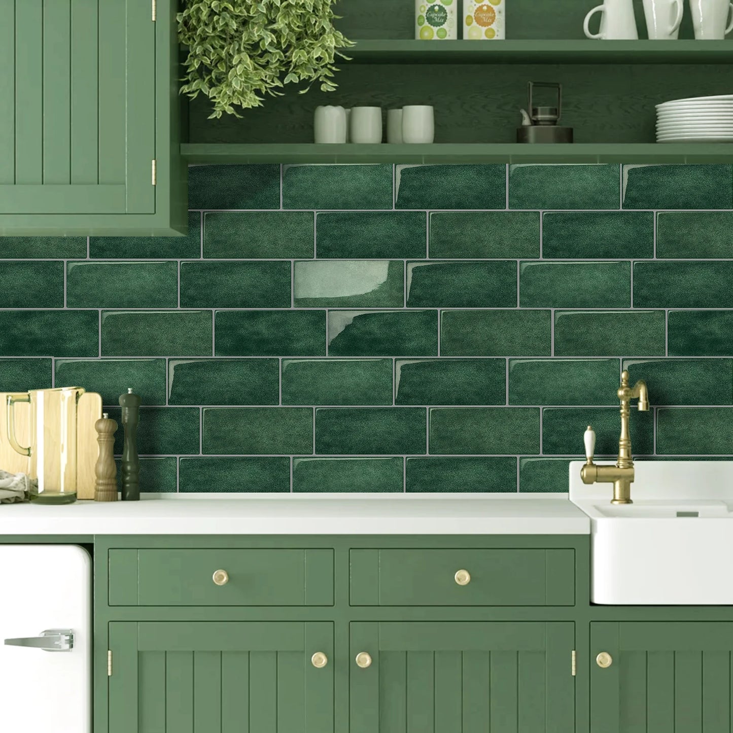 3D Peel and Stick Tile – Waterproof Wall Stickers for Boho Home Decor, Kitchen & Bathroom