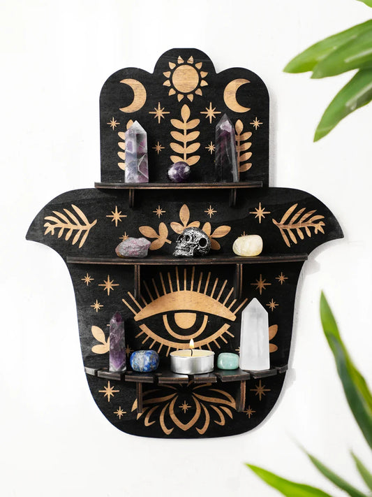 Hamsa Eye Sun Moon Symbols of Boho Home Decor