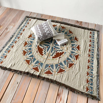 Boho Decorative Throw Blanket - Eyes Eyes Eyes