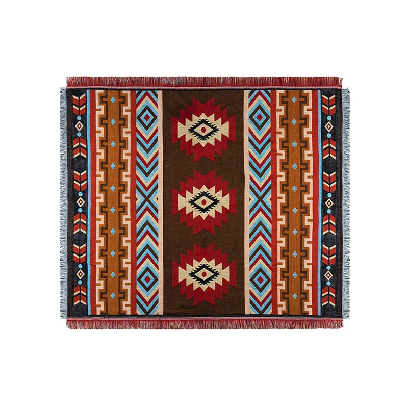 My Boho Home Decor Bohemian Geometric Blanket Tapestry 