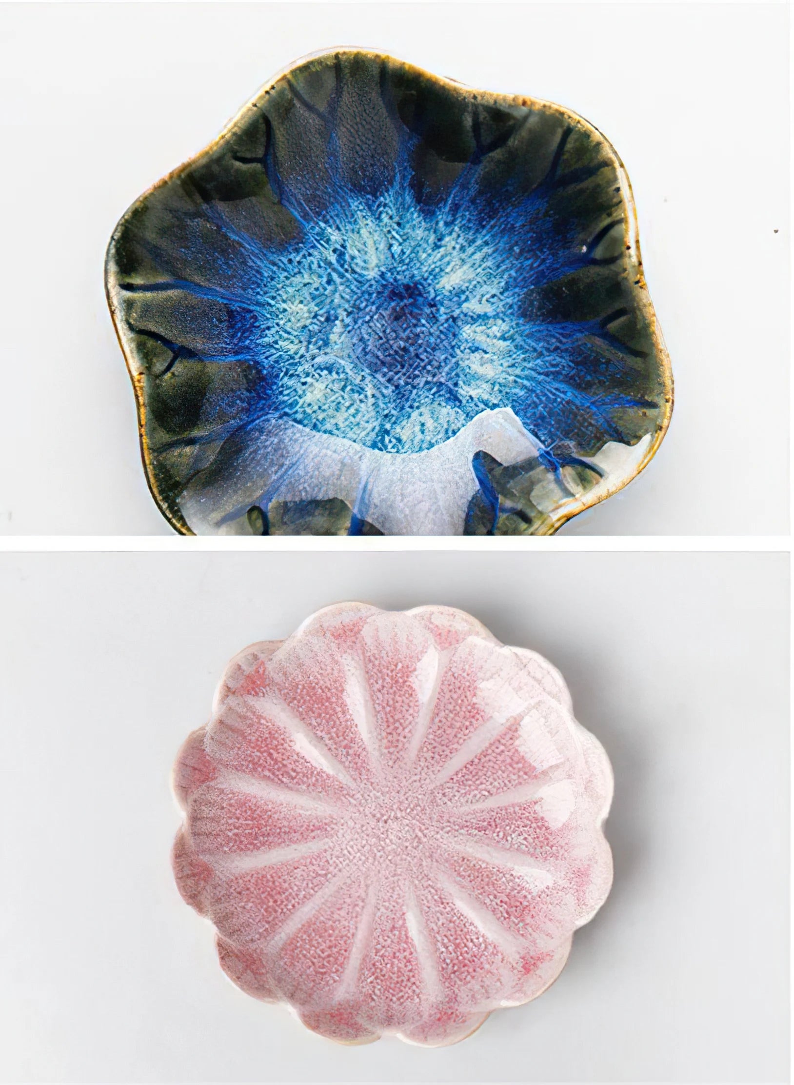 Ceramic Flower Sauce Dish – Mini Floral Porcelain Dipping Bowl for Soy Sauce, Nuts & Charcuterie