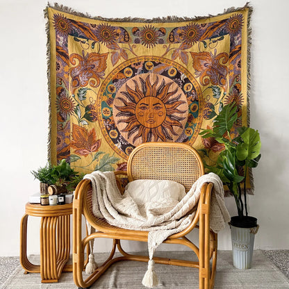 Boho Decorative Throw Blanket - Eyes Eyes Eyes