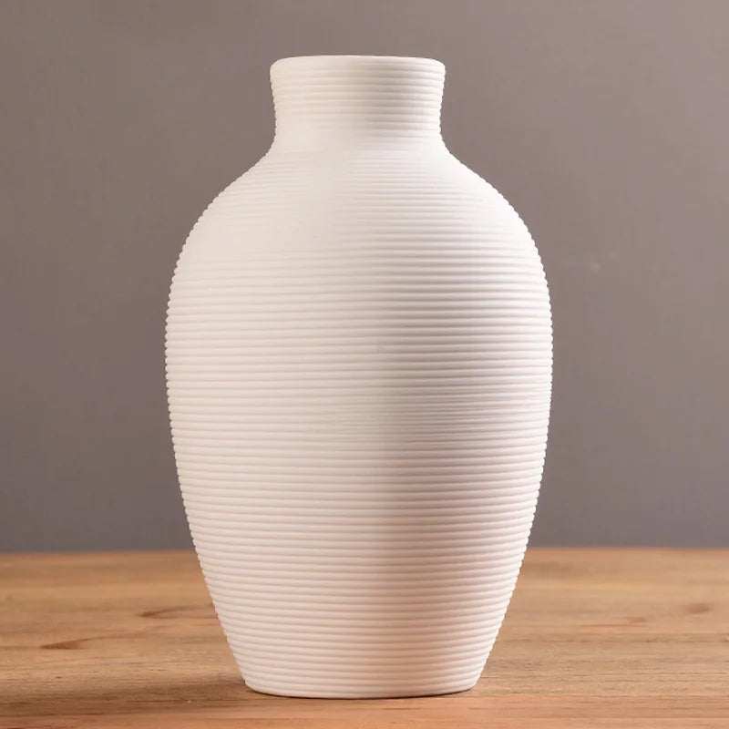Ceramic Vase For Home Decor Nordic Bohemian Flower Pot Home Living Room Decoration Boho