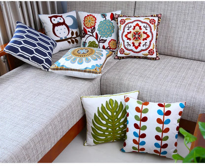 Luxury Embroidered Boho Cushion Covers