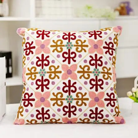 Luxury Embroidered Boho Cushion Covers