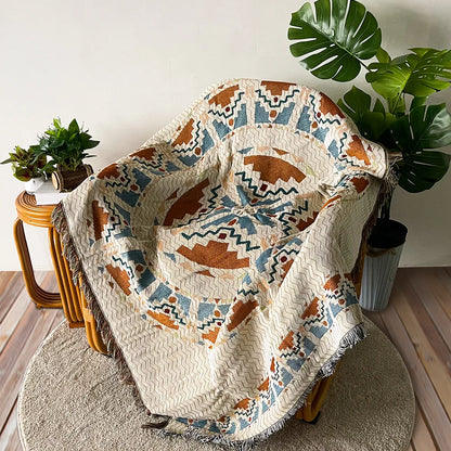 Boho Decorative Throw Blanket - Eyes Eyes Eyes