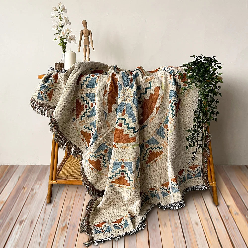 Boho Decorative Throw Blanket - Eyes Eyes Eyes