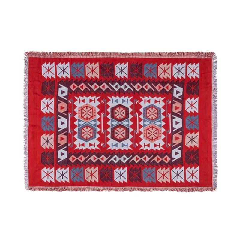 My Boho Home Decor Bohemian Geometric Blanket Throw Tapestry 