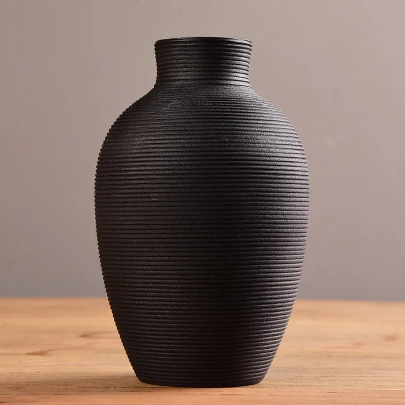 Ceramic Vase For Home Decor Nordic Bohemian Flower Pot Home Living Room Decoration Boho