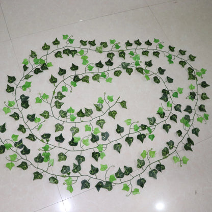 Artificial Ivy Leaf Garland – 2.4m Green Vine Foliage