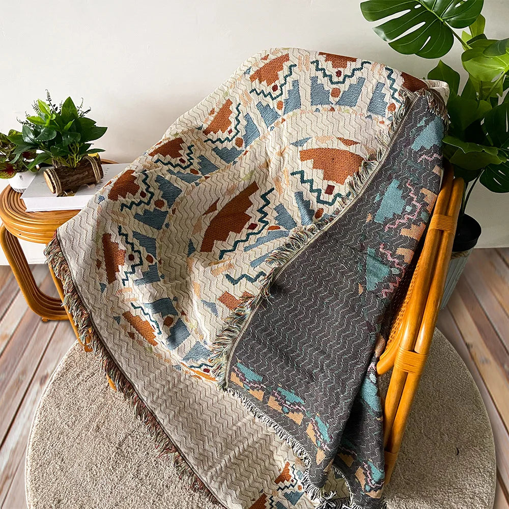 Boho Decorative Throw Blanket - Eyes Eyes Eyes