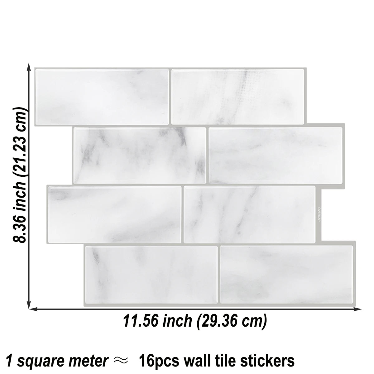3D Peel and Stick Tile – Waterproof Wall Stickers for Boho Home Decor, Kitchen & Bathroom
