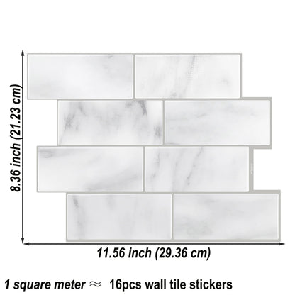 3D Peel and Stick Tile – Waterproof Wall Stickers for Boho Home Decor, Kitchen & Bathroom