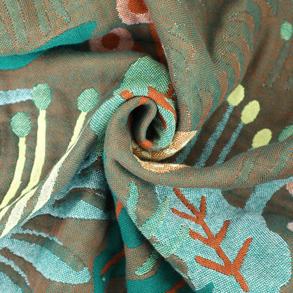 Jungle Tiger Cotton Gauze Blanket – 6-Layer Soft Throw Quilt for Sofa, Bed & Travel