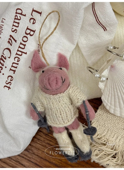 Wool Felt Animal Ornaments