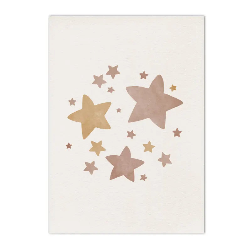 My Boho Home Bohemian Home Decor Wall Art Print Stars