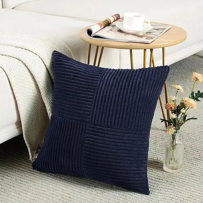 Boho Patchwork Soft Throw Pillow Cover