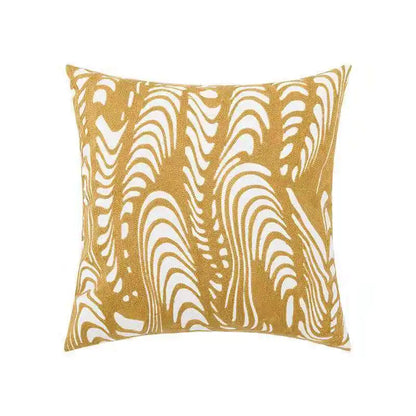 Cozy Embroidered Throw Pillow Cover – Nordic-Inspired Boho Home Decor Accent